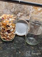 img 1 attached to CNVOILA 4 Bamboo Regular Mouth Mason Jar Lids 🏺 - Premium Screw Top Lids for Storage and Canning Jars review by Brady Shayotovich