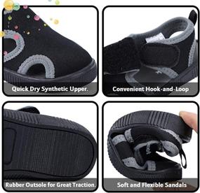 img 1 attached to Tombik Toddler Breathable Walking Sandals Girls' Shoes : Athletic