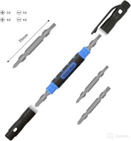 img 3 attached to 🔧 Portable Kingsdun Pocket Pen Screwdriver Set with Phillips and Flathead Screwdrivers, Ideal for Various Works and Repairs