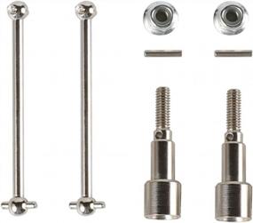 img 1 attached to Set Of 2 Metal Rear Wheel Drive Shafts For 1:16 Scale HAIBOXING RC Cars - Upgraded Accessories Compatible With 16889 And M16106-M16107 Models