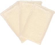 pack of 3 bamboo fiber kitchen sponges: super absorbent dish cleaners by evriholder - sustainable and eco-friendly logo