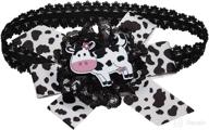 girls daisy holstein stretch headband logo