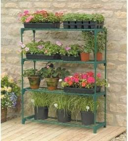 img 1 attached to Gardman R691 4-Tier Greenhouse Staging - 35" X 11" X 42" High (Discontinued)