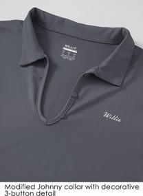 img 2 attached to Женские теннисные рубашки Willit Быстросохнущие рубашки-поло для гольфа Футболки для активных тренировок с коротким рукавом UPF 50+ Беговые топы