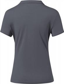 img 3 attached to Женские теннисные рубашки Willit Быстросохнущие рубашки-поло для гольфа Футболки для активных тренировок с коротким рукавом UPF 50+ Беговые топы