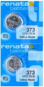 img 4 attached to Pair of 2 ⌚ Renata Watch Batteries - #373