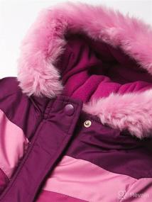 img 1 attached to 🧥 OshKosh B'Gosh Infant Girls Ski Jacket and Snowbib Snowsuit Set
