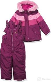 img 4 attached to 🧥 OshKosh B'Gosh Infant Girls Ski Jacket and Snowbib Snowsuit Set
