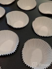 img 8 attached to 198-Pack Eoonfirst Light Gray Foil Metallic Cupcake Liners - Baking Muffin Paper Cups For Impressive Results