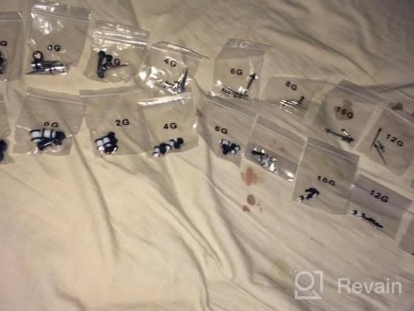 img 1 attached to BodyJ4You 72PC Gauges Kit Ear Lobe Stretching Set Single Flare Tunnel Plugs Expander Tapers 14G-00G Multicolor Acrylic Surgical Steel Body Jewelry review by Shawn Fuller