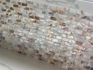img 1 attached to Elevate Your Décor With LONGKING Mother Of Pearl Decorative Tile review by Kenneth Harris