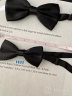 img 1 attached to Formal Bow Ties for Boys | Boy's Accessories in Bow Ties review by Solomon Inks