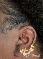 картинка 1 прикреплена к отзыву CZ Adjustable Ear Clip Wrap Around Earring For Women - No Piercing Cartilage Ear Cuff Vercret Gold Cuff Earrings For Girls от David Olson