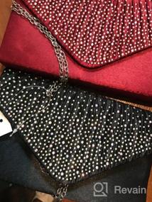 img 6 attached to Dazzle At Your Next Event With Jubileens Envelope Evening Clutch - Perfect For Parties And Weddings