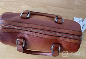 img 8 attached to Женская сумка Heshe из натуральной кожи с ручкой: высококачественный дизайнерский кошелек