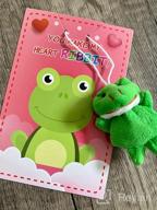 картинка 1 прикреплена к отзыву Valentine'S Day Card Set With 56 Mini Animal Plush Toys - Fun Classroom Exchange Cards And Party Favors For Kids от Jaleel Kadlecik