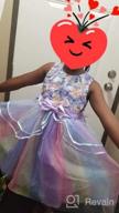 img 1 attached to Kids Lace Ruffles Flower Girl Dress For Wedding Party review by Kristen Carter