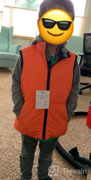 img 1 attached to 🧥 Reversible Boys' Puffer Clothing by Amazon Brand Spotted review by Eric Wright