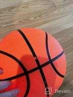 img 1 attached to NIGHTMATCH Premium LED Light Up Basketball - Perfect Glow In The Dark Basketball Size 7 With 2 LEDs, 8 Batteries & 1 Pump - Glow Basketball With Water Resistance - Birthday & Christmas Gifts For Kids review by Mike Betzing