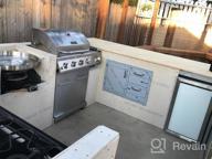 img 1 attached to Upgrade Your BBQ Setup With Mophorn Outdoor Kitchen Access Wall Mount - Stainless Steel, Double Door Design - 30.5" X 21 review by Silvia Morales