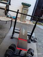 img 1 attached to Boost Your Fitness Routine: OppsDecor Adjustable Weight Bench With Barbell Rack For Home Gym Strength Training review by Joshua Donnis