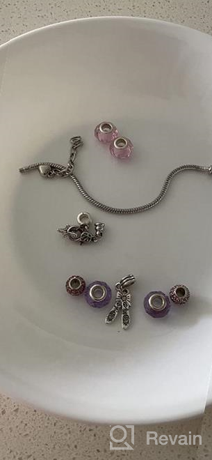 img 1 attached to 🏻 Infinity Collection European Style Dance Charm Bracelet - Perfect Dance Recital Gift review by Troy Palmer
