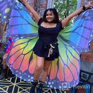 картинка 1 прикреплена к отзыву MUNAFIE Colorful Butterfly Wings Performance Costumes for Belly Dance, Halloween, Christmas Party от Ryan Richards