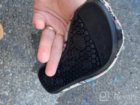 img 1 attached to 🏊 QTMS Kids Barefoot Water Shoes: Quick-Dry Aqua Socks for Boys and Girls review by Fernando Wolford