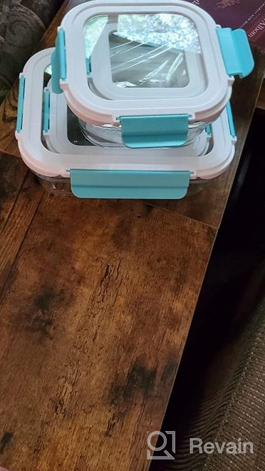 img 1 attached to Keep Your Food Fresh And Organized With EATNEAT Glass Food Storage Containers - A 10-Pack Set With Airtight Locking Lids review by Flee Pannell