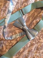 картинка 1 прикреплена к отзыву 👦 Стильные подтяжки и галстук-бабочка Bioterti: регулируемые для мальчиков-младенцев с крепкими зажимами от Keith Wolff
