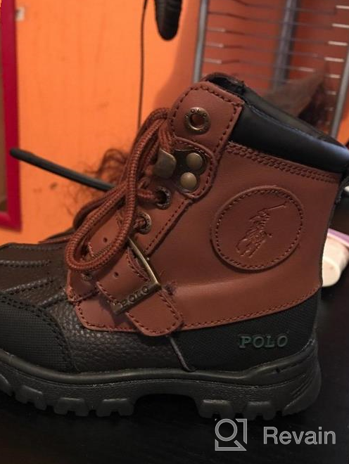 img 1 attached to Polo Ralph Lauren Colbey Toddler Boys' Shoes: Stylish and Durable Boots for Your Little Ones review by Ryan Chaplain