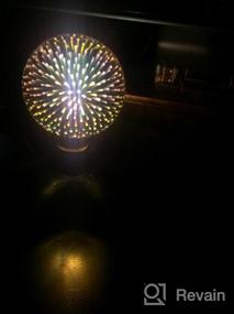 img 7 attached to Преобразите свое пространство с помощью светодиодной лампы 3D Fireworks от Century Light: идеально подходит для праздничного декора и освещения бара