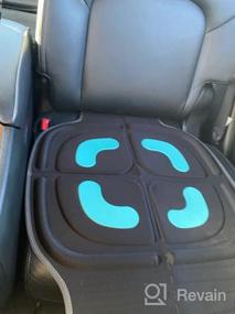 img 6 attached to Защитите свои автомобильные сиденья с помощью HEYTRIP Protector Car Seat Protector и противоскользящего коврика - водонепроницаемого, легко моющегося и нескользящего для детей от 0 до 12 лет.