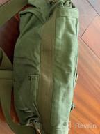 img 1 attached to Gootium Canvas Messenger Bag - Vintage Cross Body Shoulder Satchel review by Vace Thompson