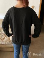 img 1 attached to Fashionable Women'S Crewneck Sweatshirts: Long Sleeve Pullover Tops By Biucly! review by Mike Pfettscher