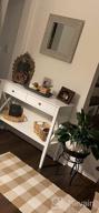 img 1 attached to ChooChoo Narrow White Console Table With Two Drawers For Entryway Or Sofa - Enhance Your Home Décor With Space-Saving Design review by Brent Shaeffer
