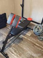 img 1 attached to 550Lbs Adjustable Squat Rack Stand, Barbell Rack, Bench Press Home Gym Weight Rack Stand By BangTong&Li review by David May