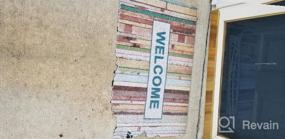 img 7 attached to Colorful Funny Entrance Door Mat - 23.6" X 35.4" Non-Slip PVC Rug For Outdoors, Indoors, Bathroom, Kitchen, Bedroom Or Entryway - Welcome Doormat