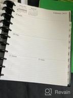 img 1 attached to 2023 Weekly Discbound Notebook Refills With Monthly Tabs | Letter Size 8-1/2" X 11 review by Joe Olson