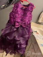 img 1 attached to NNJXD Dress Ruffles Wedding Dresses Girls' Clothing review by Amanda Edwardz