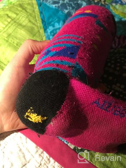 img 1 attached to Premium AII Knee High Merino Wool Ski Socks - Perfect for Boys, Girls, and Kids! Stay Warm and Cozy During Outdoor Winter Activities - Pack of 3 Pairs review by Arnold Robles