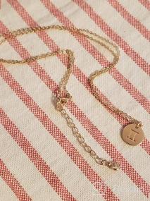 img 7 attached to Stunning Befettly Constellation Necklace: 14K Gold-Plated Zodiac Pendant with Engraved Disc - Adjustable, Dainty 16.5’’ Necklace