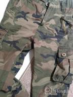 img 1 attached to AKARMY Women's Casual Camouflage Cargo Pants with 8 Pockets for Work and Everyday Wear review by Eric Aulia