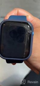 img 8 attached to Водонепроницаемый защитный чехол для экрана Apple Watch Series 8 и 7 — Goton [2 в 1] с защитной крышкой для ПК на 360 градусов, передним и задним бампером и встроенными аксессуарами из закаленного стекла