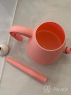 img 1 attached to WhaleLife 1/2 Gallon Watering Can For Indoor And Outdoor Plants - Long Spout And Detachable Shower Spray Head - Ideal For Gardens, Flowers, Offices - 2.0L Pink Plastic Water Can For Plants review by Elisa Suggs