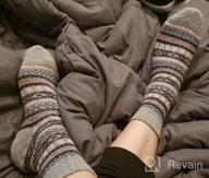 img 1 attached to Men'S Thermal Wool Socks - Pack Of 5 Thick And Cozy Socks For Hiking, Winter And Cold Weather Boots review by John Kachinosky