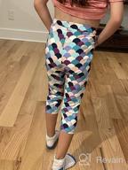 img 1 attached to Girls' Cropped Capri Leggings by Spotted Zebra review by Mike Wieneke