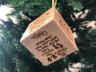 img 1 attached to Personalized Baby Block Wooden Keepsake Ornament 2022 Gift For Boy Or Girl - My First Babys Christmas Custom Engraved Newborn Infant Mom, Dad 1St Date By Glitzby review by Brad Davis