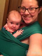 img 1 attached to Vlokup Baby Wrap Sling Carrier For Newborns, Infants, Toddlers - Breathable Lightweight Stretch Mesh Water Sling Perfect Summer Pool Beach Swimming Shower Gift Gray. review by Jennifer Lawson