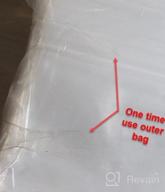 картинка 1 прикреплена к отзыву VADUGAVARA Large Ziplock Bags (200 Pack): 13x15, 2.5Mil Resealable Jumbo Size Plastic 2Gallon Storage Poly Bags with Zipper от Emanuel Guffey